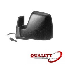 Door Wing Mirror Manual Black