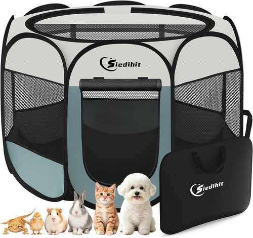 Dog cat playpen - cat, playpen,