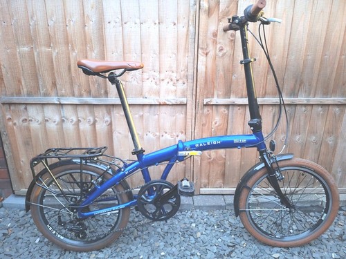 Raleigh stowaway folding bike - stowaway,
