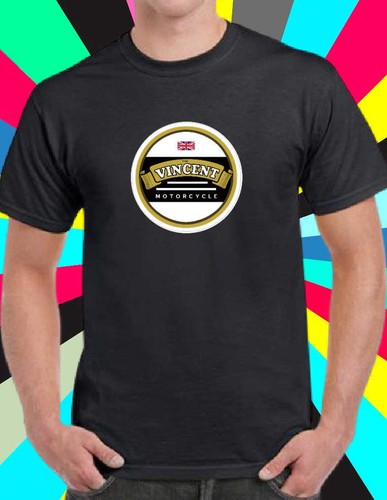 The vincent motorcycle badge - motorcycle, t