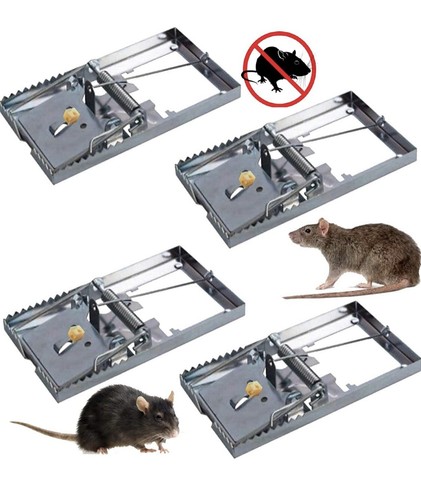 Metal large rat traps - metal, mice