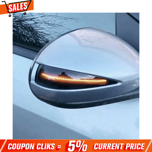 Led black wing - black, mirror