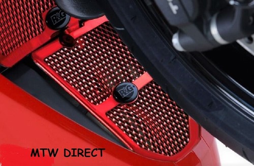 Racing red downpipe grille - r&g,
