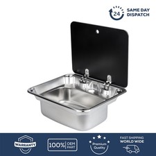Sink With Tempered Glass Lid
