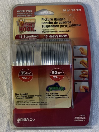 Monkey hook picture hanger - hook,