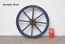 Vintage old wooden cart wagon