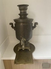 Antique Copper Samovar Tea Urn