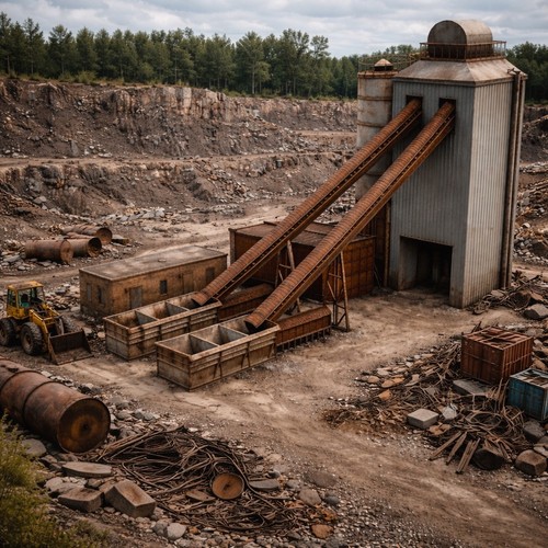 Cement plant model - cement, (n