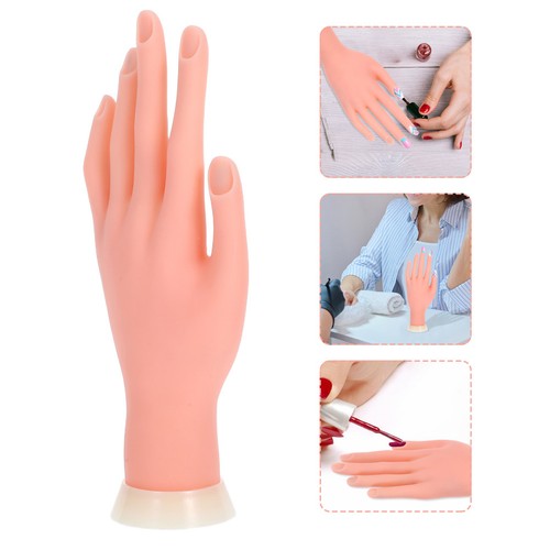 Nail art training hand - art,