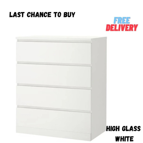 Ikea malm chest drawers - ikea,
