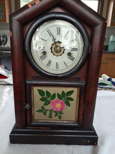 Antique ansonia mantle - antique,