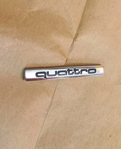 Used audi quattro emblem - used,