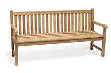 Teak outdoor seater bench - outdoor,