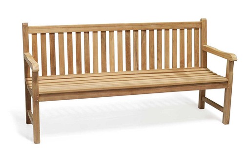 Teak outdoor seater bench - 4,
