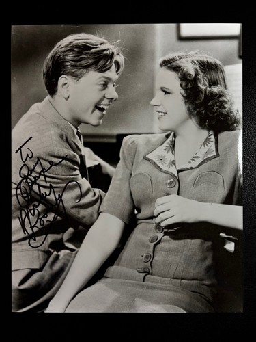 Mickey rooney signed 8x10 - mickey,
