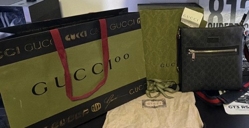 Gucci pattern black - gucci, canvas