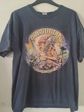 OFFICIAL VINTAGE 90s WYCHWOOD BREWERY HOBGOBLIN BEER T-SHIRT, SIZE XL