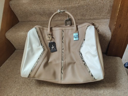 Beige zipped holdall from - beige,