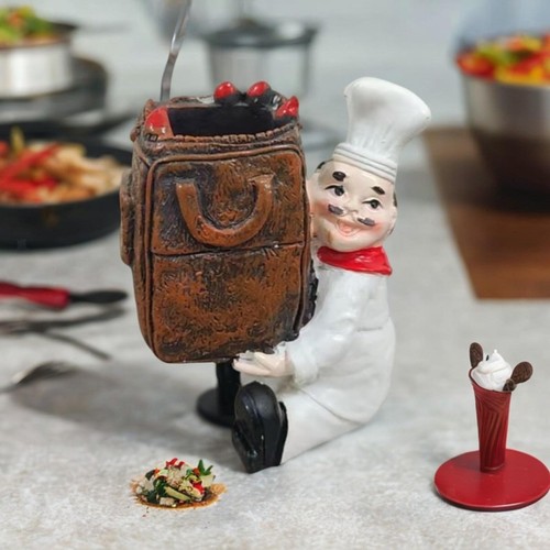 Chef figurine toothpick holder - toothpick,