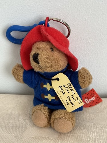 Paddington bear keyring - bear,