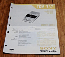 Sony TCM 737 Cassette Corder