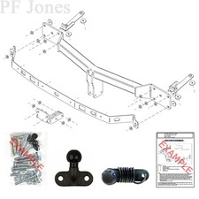 Tow-Trust Towbar for Volkswagen Caddy Maxi 2008-2020 - Flange Tow Bar