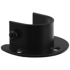  Closet Rod Flange Holder End Supports Clothing Pole Ceiling Curtain