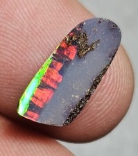 Polished Boulder Opal Red