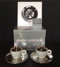 Illy Espresso Cups Art Collection Anish Kapoor 2011 Set Collectors Condition RARE