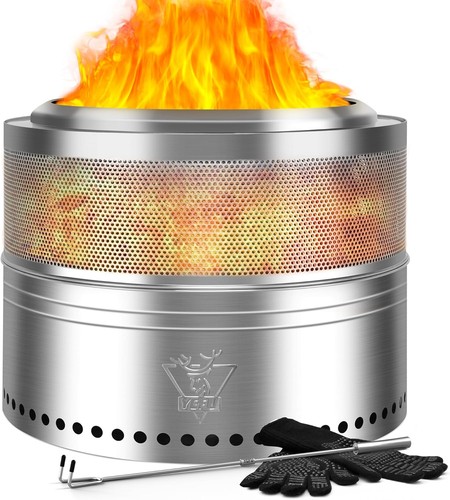Fire pit folding smokeless - pit,,