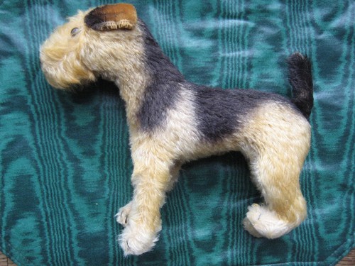 Vintage steiff airedale - vintage,