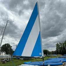 Laser Pico Training Sail Replica - Blue and White