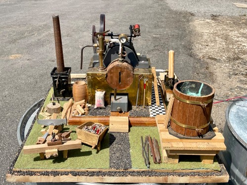 Live steam stationary engine - steam,