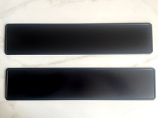 2x Metal plates plain blank