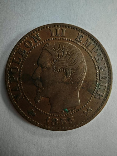 1855 centimes bronze - 1855,
