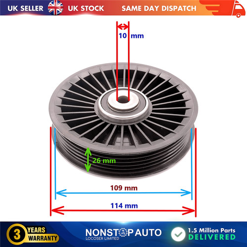 Fan belt tensioner pulley - belt,