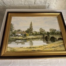 Original Signed Oil On Board