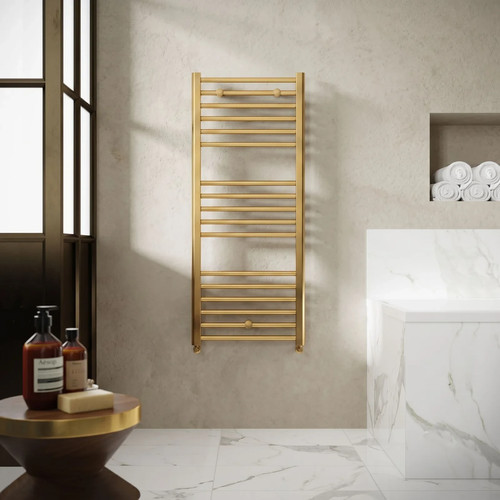 Straight heated towel - heated,