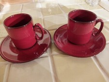 1 x Villeroy & Boch GRANADA Cup - 8.5cm tall x 7.5cm diameter with saucers