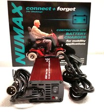 Numax 24v 4amp 4A MOBILITY SCOOTER CHARGER PRO RIDER SHOPRIDER ROMA FREERIDER