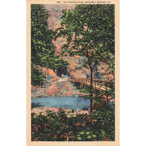 Vintage 1940 saltpeter cave - saltpeter,