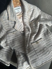 Chanel tweed Jacket Sz 36