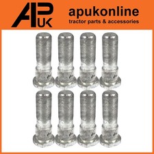 8x Knurled Wheel Studs M18 x