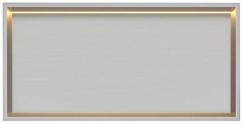 Brushed nickel illuminated - brushed, nickel.