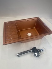 Sink & flutes Drainer Copper campervan motor home  boat catering camping NEW