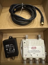 PCT-MA2-4PN 4 Port RF Multimedia CATV Drop Amplifier with Passive Return Kit