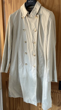  AQUASCUTUM ORIGINAL Trench Rain Coat Mac  .Missing Belt. Good Condition.
