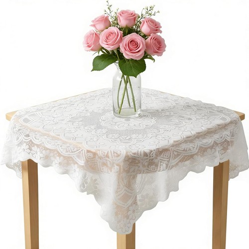 Lace tablecloth - lace, square