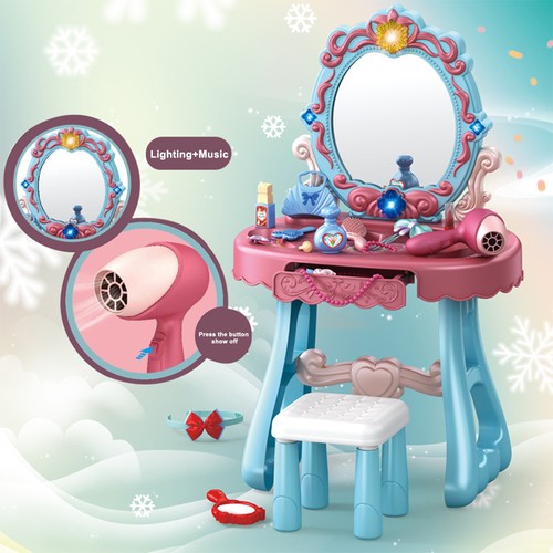 Toddler makeup table with - makeup,