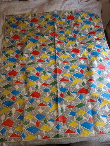 Vintage playmat geometric - vintage,